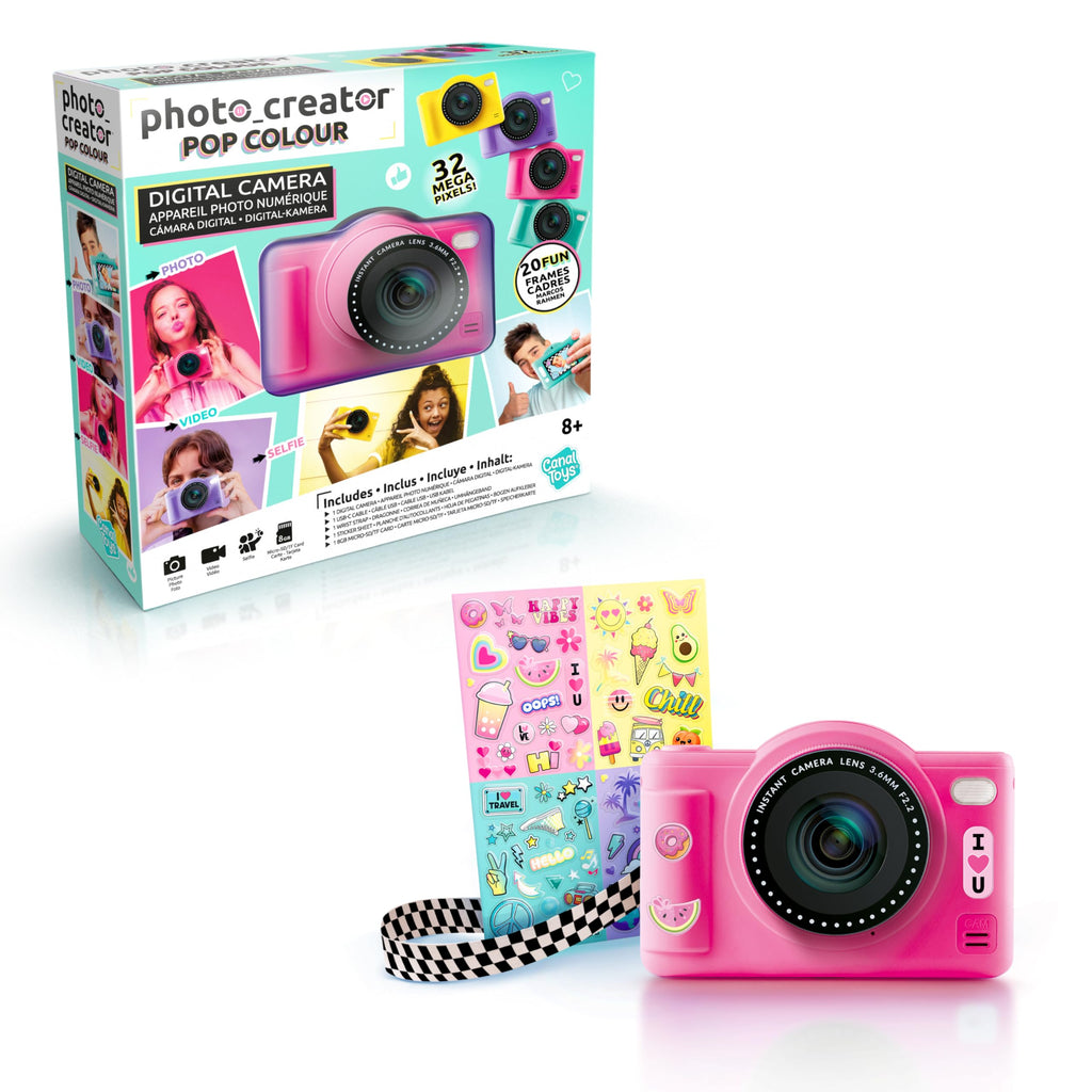 Photo Creator Pop Colour Camera Pink