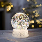Premier 15cm Snowflake Spinner Globe