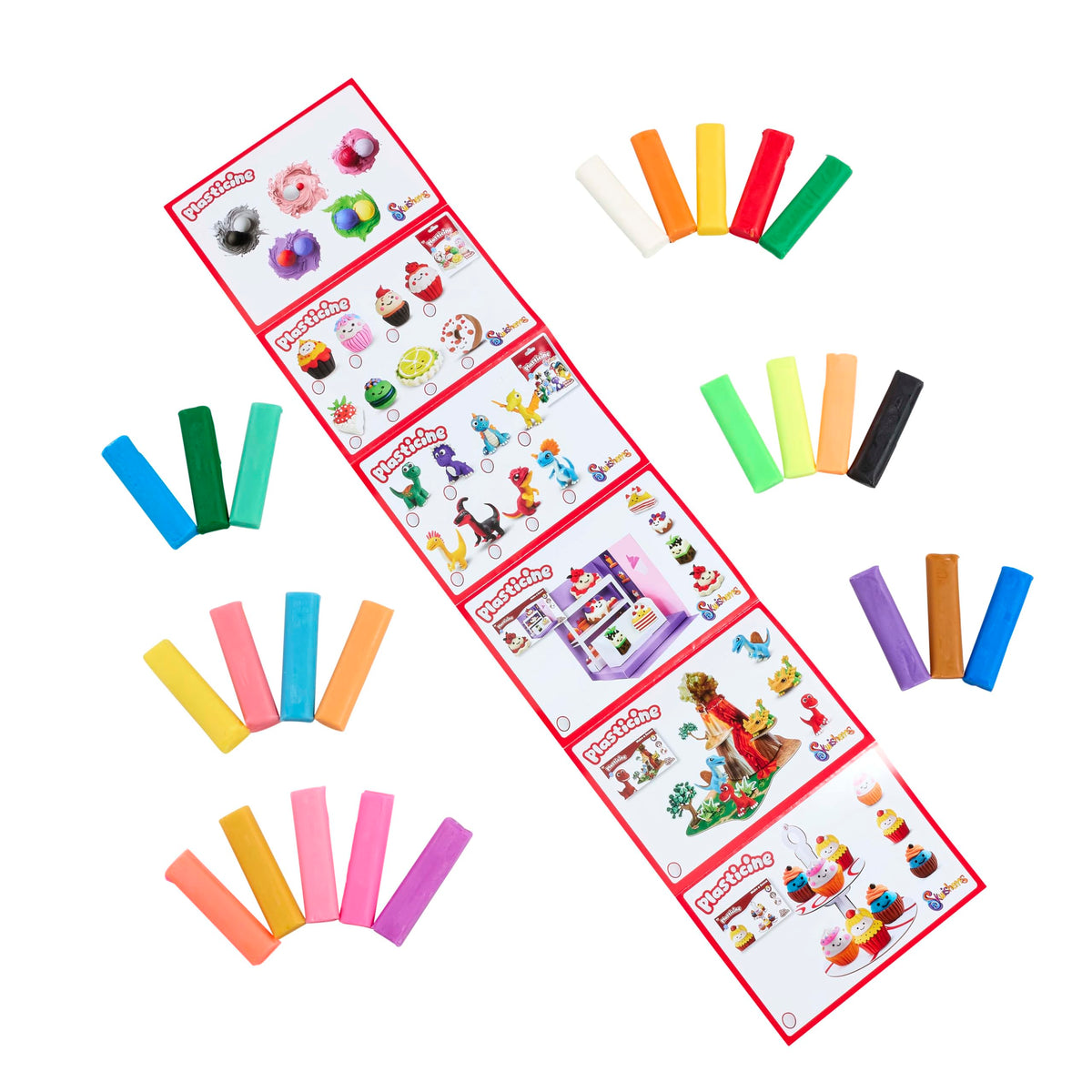 Plasticine Basic Refill 24 Colour Max