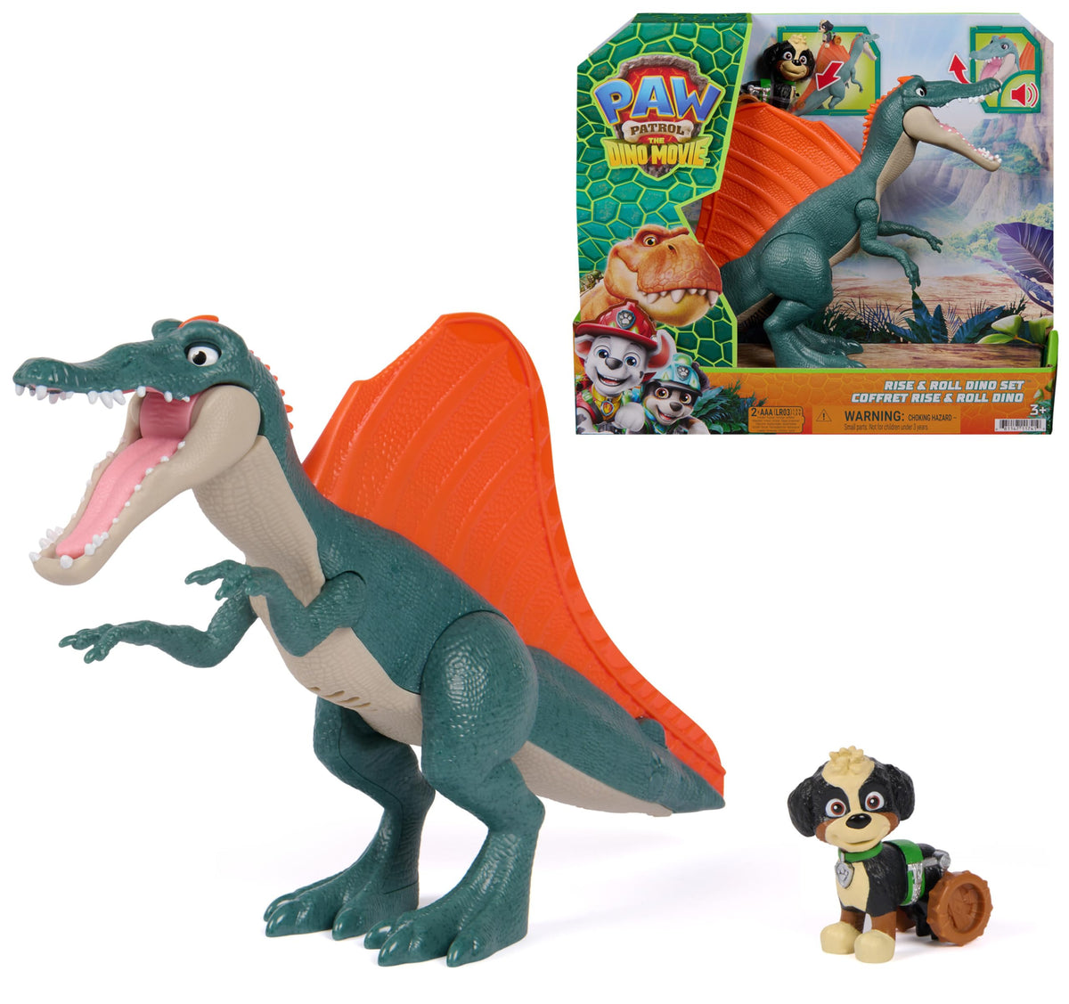Paw Patrol Dino Movie Rise & Roll Dino