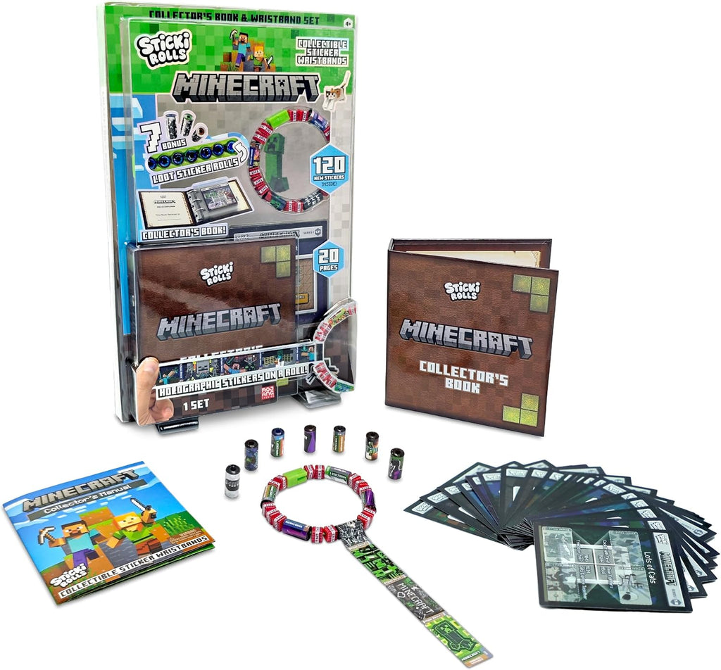 STICKI ROLLS MINECRAFT COLLECTORS BOOK