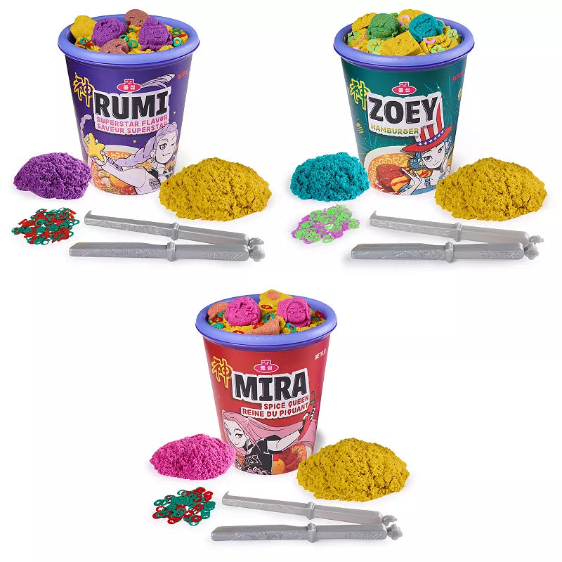 Kinetic Sand K-Pop Demon Hunters Ramen Surprise