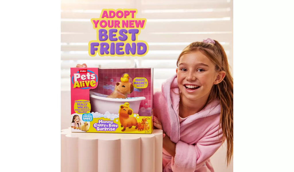 Zuru Pets Alive Mummy Capybara & Baby Surprise S1