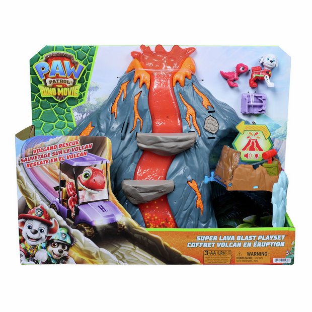 Paw Patrol Dino Movie Lava Volcano Playset