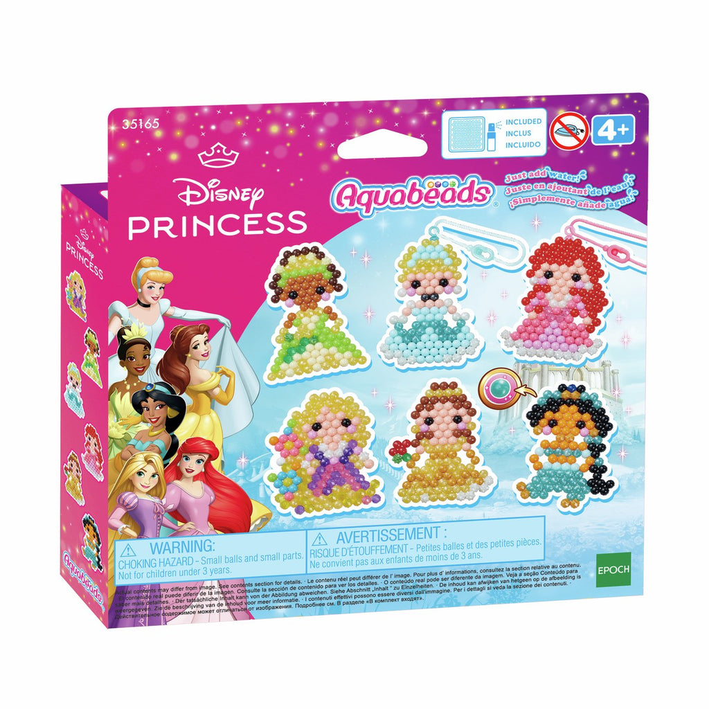Aqua Beads Disney Princess Keychain Set