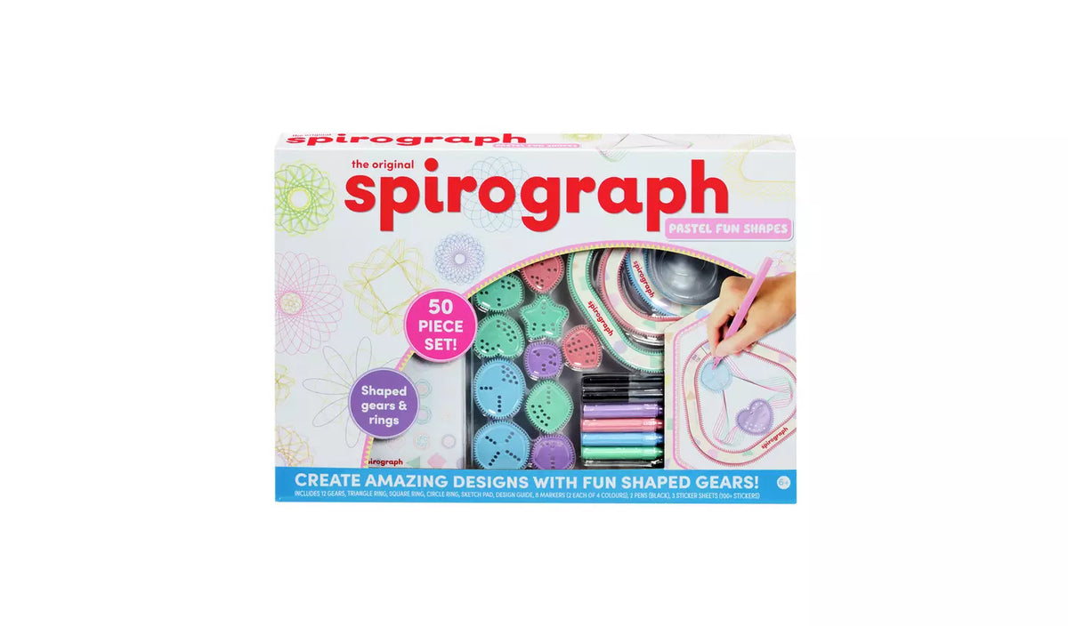 Spirograph Pastel Fun Shapes