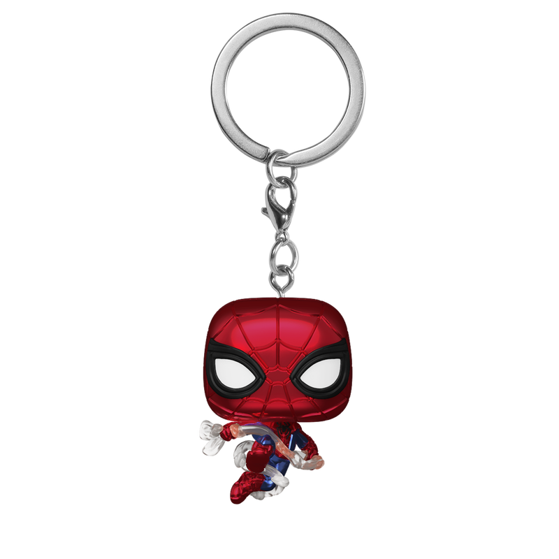 Funko POP! Keychain: Spider-Man Brand New Day Spider-Man (Metallic)
