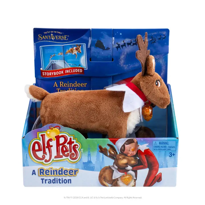 Elf On The Shelf Elf Pets A Reindeer Tradition