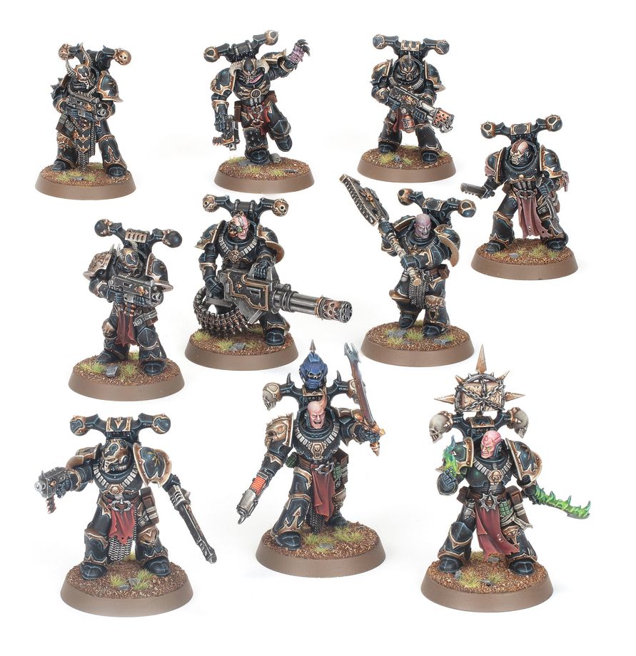 Warhammer 40K Chaos Space Marines legionaries