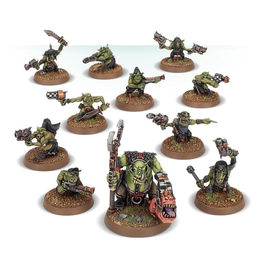 Warhammer 40K Orks Runthered And Gretchin