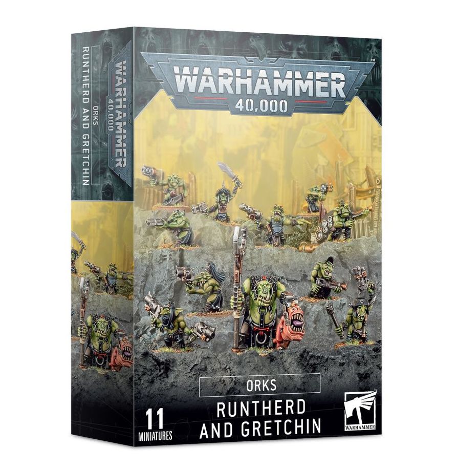 Warhammer 40K Orks Runthered And Gretchin