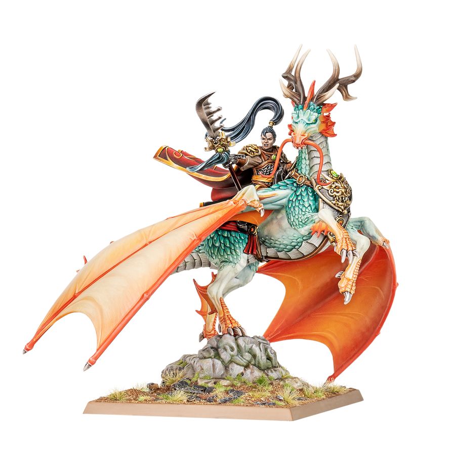 Warhammer The Old World Grand Cathay Shugengan Lord On Great Spirit Longma