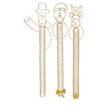 Premier 79cm Gold Wall Card Holder Assorted Designs