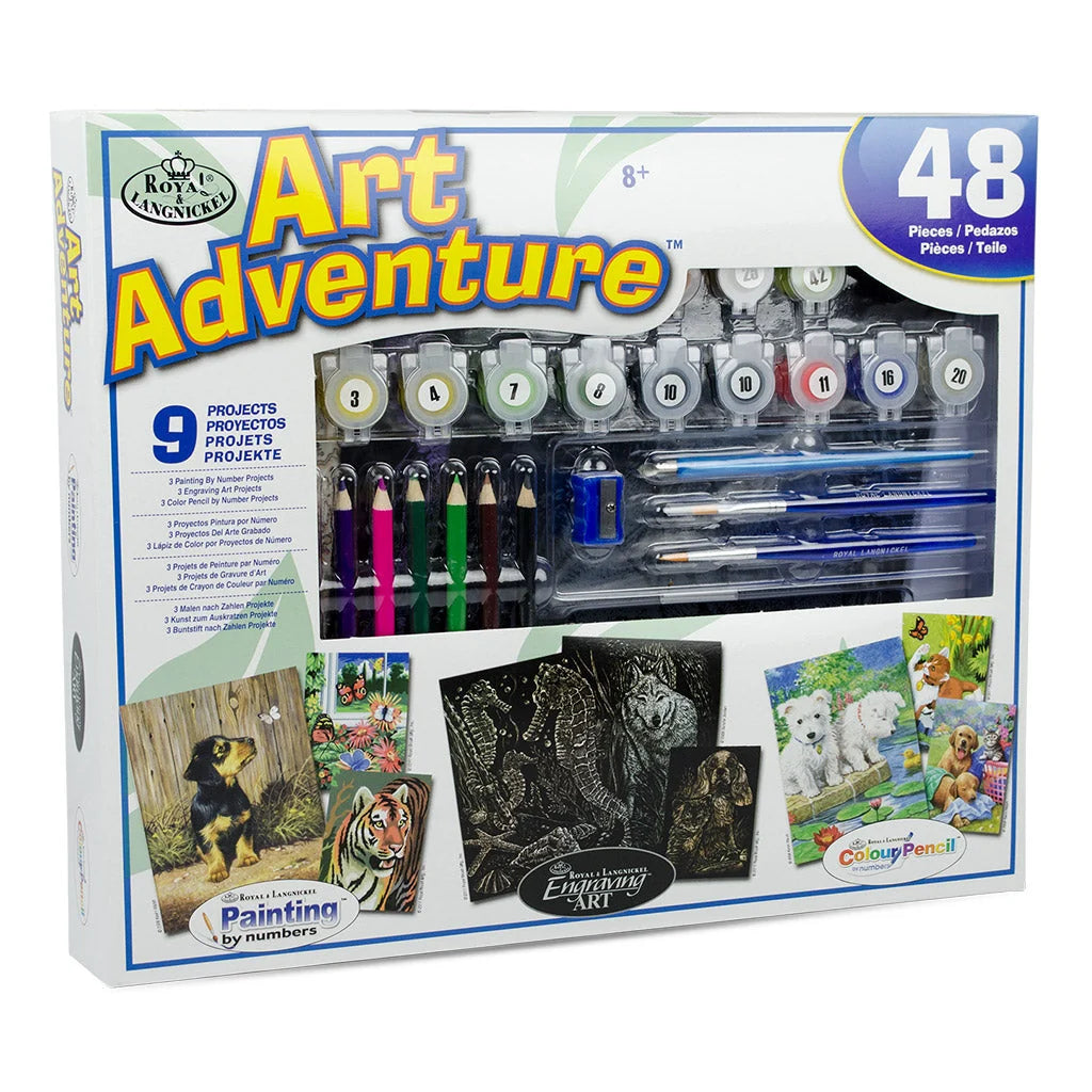 Art Adventure 48pc 9 Project Art Activities Variety Set 1