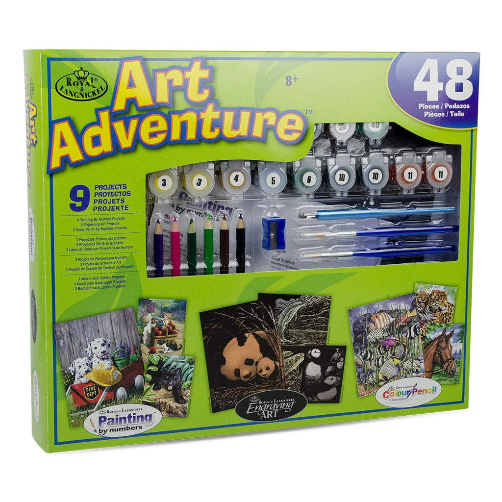 Art Adventure 48pc 9 Project Art Activities Variety Set 2
