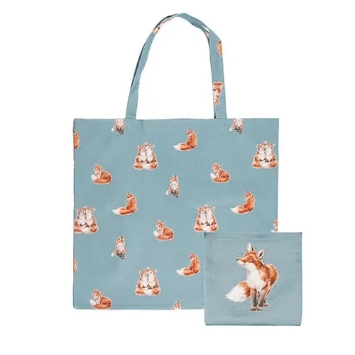 Wrendale Foldable Shopping Bag Fox