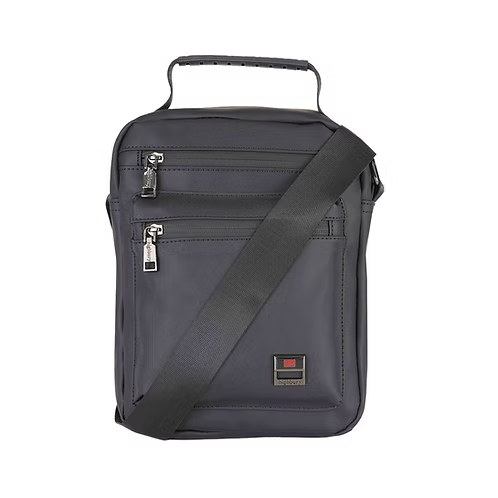 Highbury Mens Cross Body Bag in Black