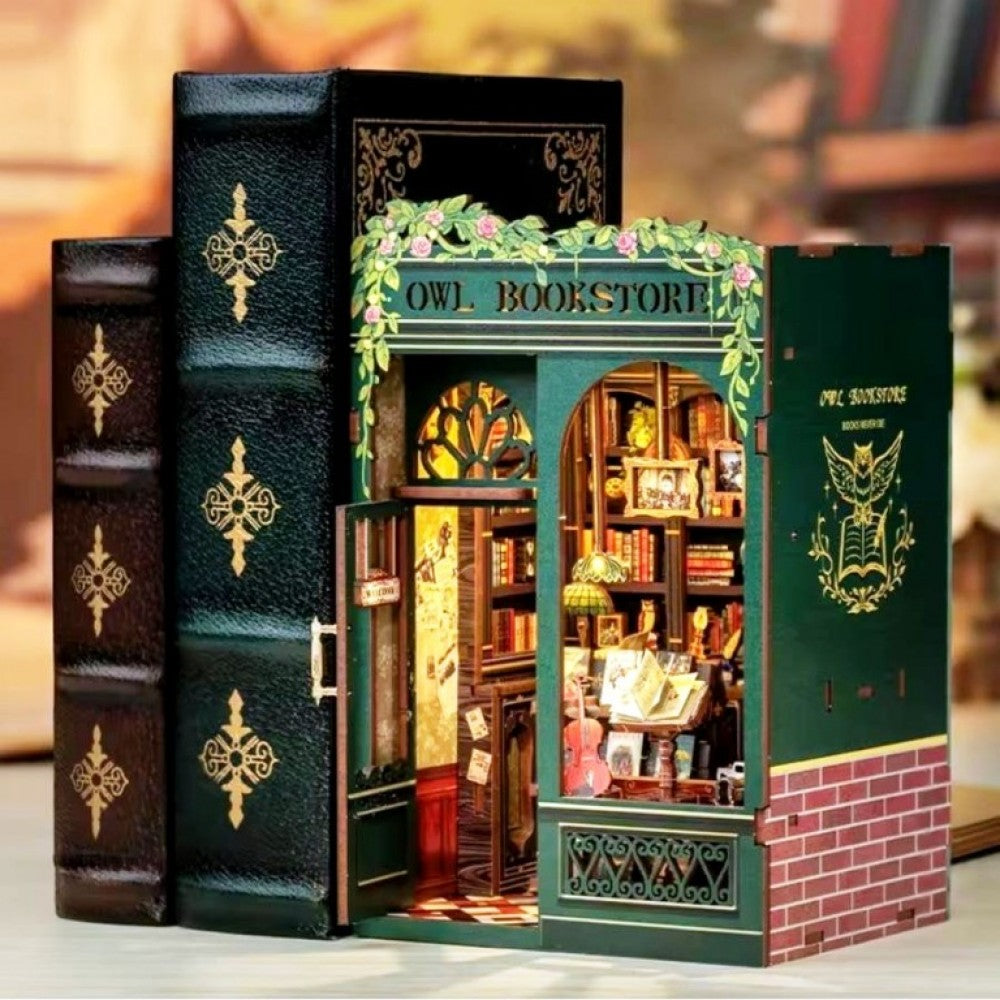 Book Nook Owl Bookstore DIY Kit