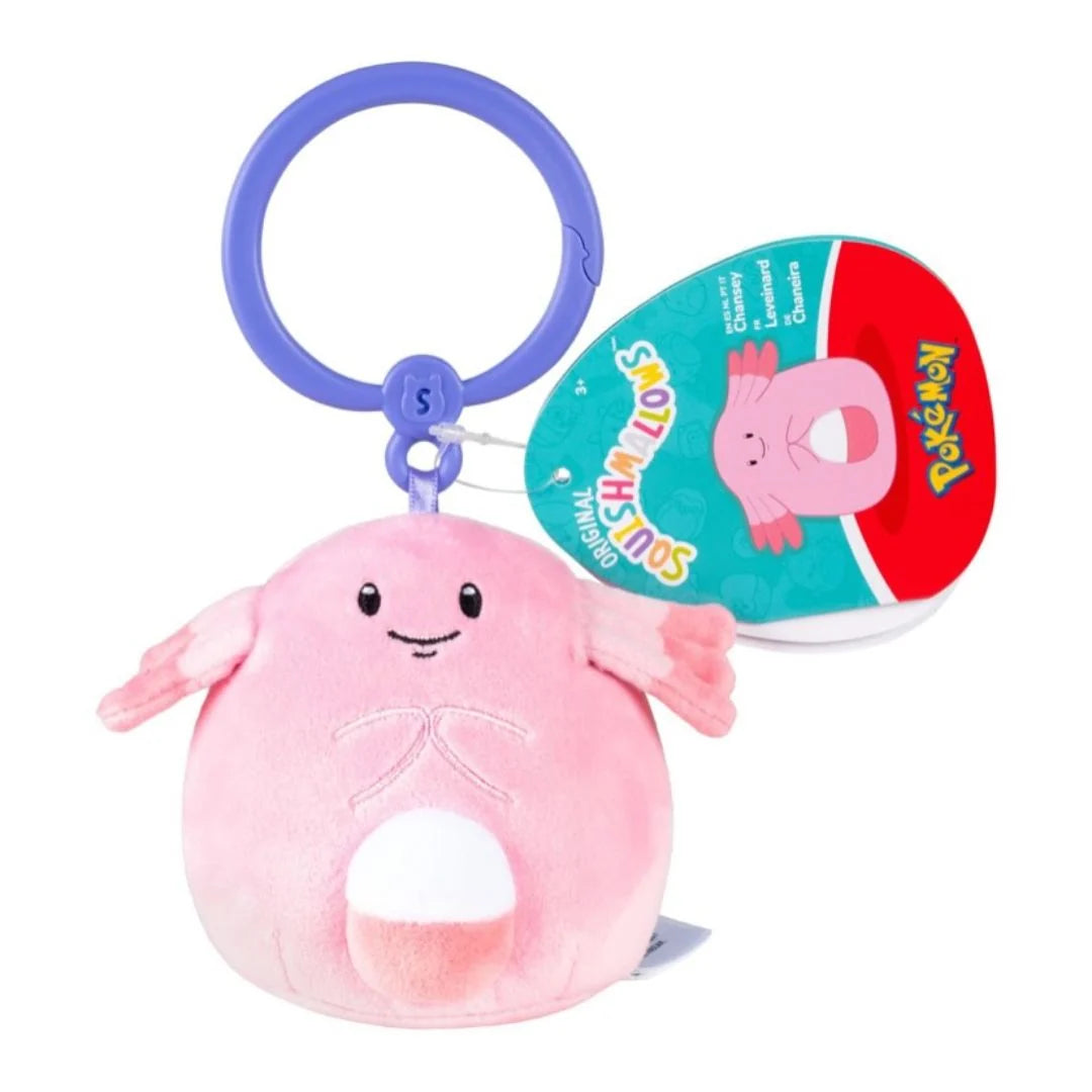 Squishmallows Clip-On Plush Pokemon Chansey
