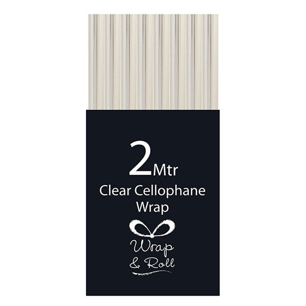 2m Clear Cellophane Wrap