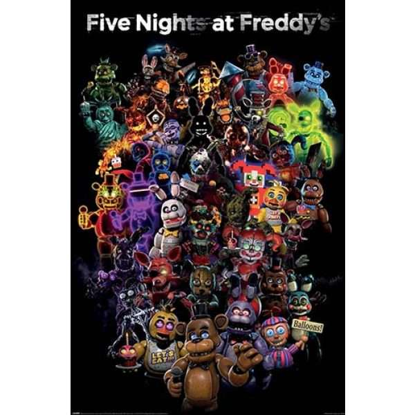 15 Five Nights At Freddys (Collage) Maxi Poster