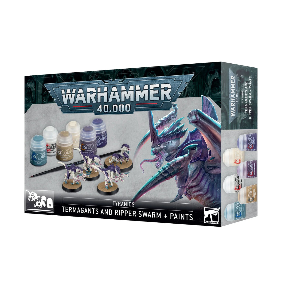 Warhammer 40K Termagants and Ripper Swarm with Paints