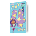 Gabby’s Dollhouse Happy Birthday 4 Years Card