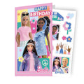 Barbie Happy Birthday Sticker Card