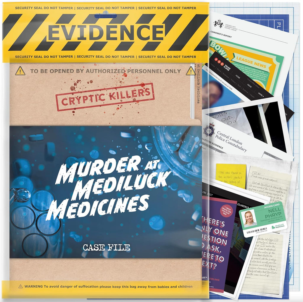 Cryptic Killers Murder At Murder At MediLuck Medicines