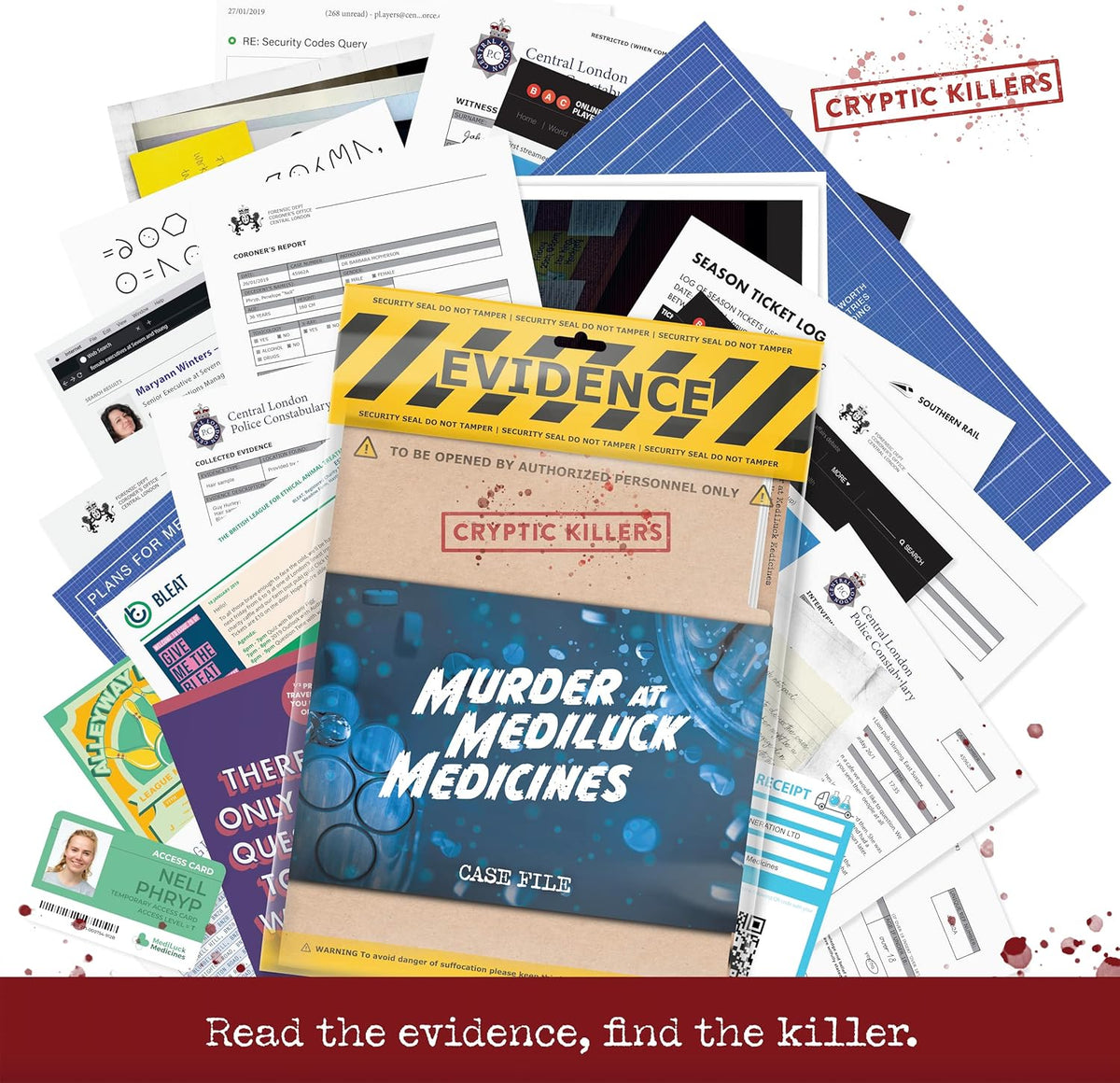 Cryptic Killers Murder At Murder At MediLuck Medicines