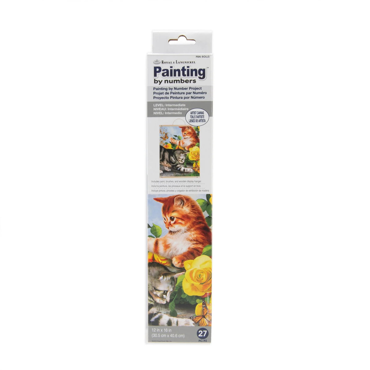 Paint By Numbers Kitten Play Canvas