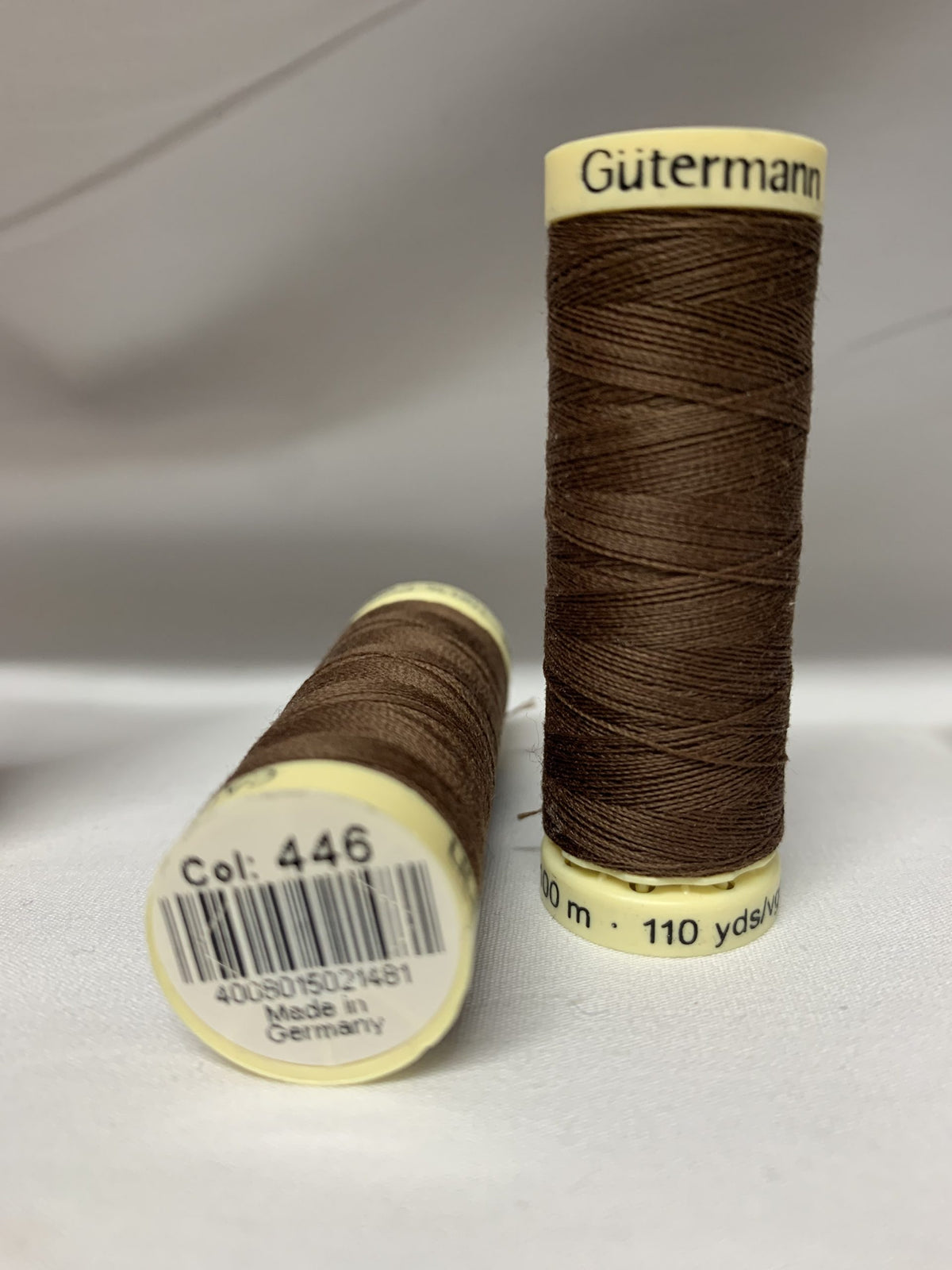 Gutermann 100m Sew All Polyester Thread - Col 446 Light Brown