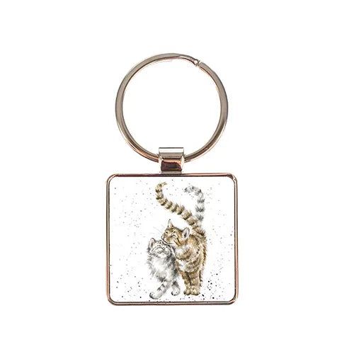 Wrendale Keyring - Feline Good