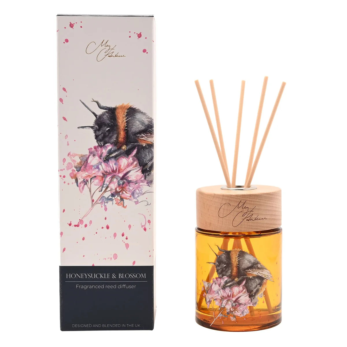 Meg Hawkins 150ml Diffuser - Bee Honeysuckle & Blossom