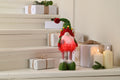 Festive 46cm bo lit standing elf gonk