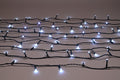 Festive 100 battery operated timer string lights - White