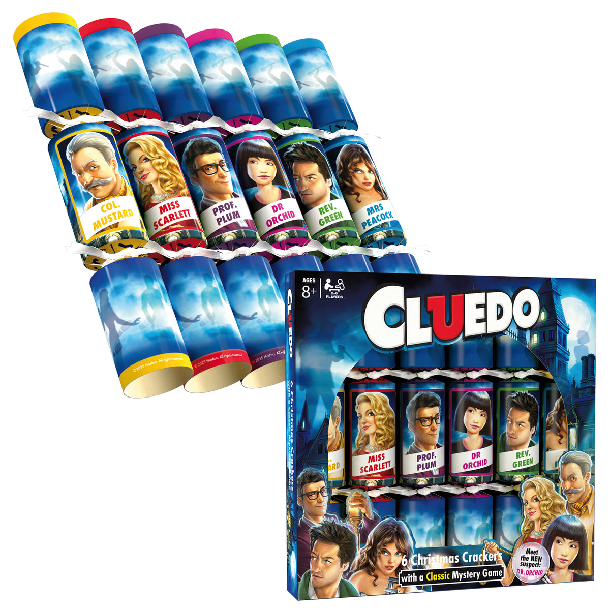 Hasbro Cluedo Xmas cracker 6x12"