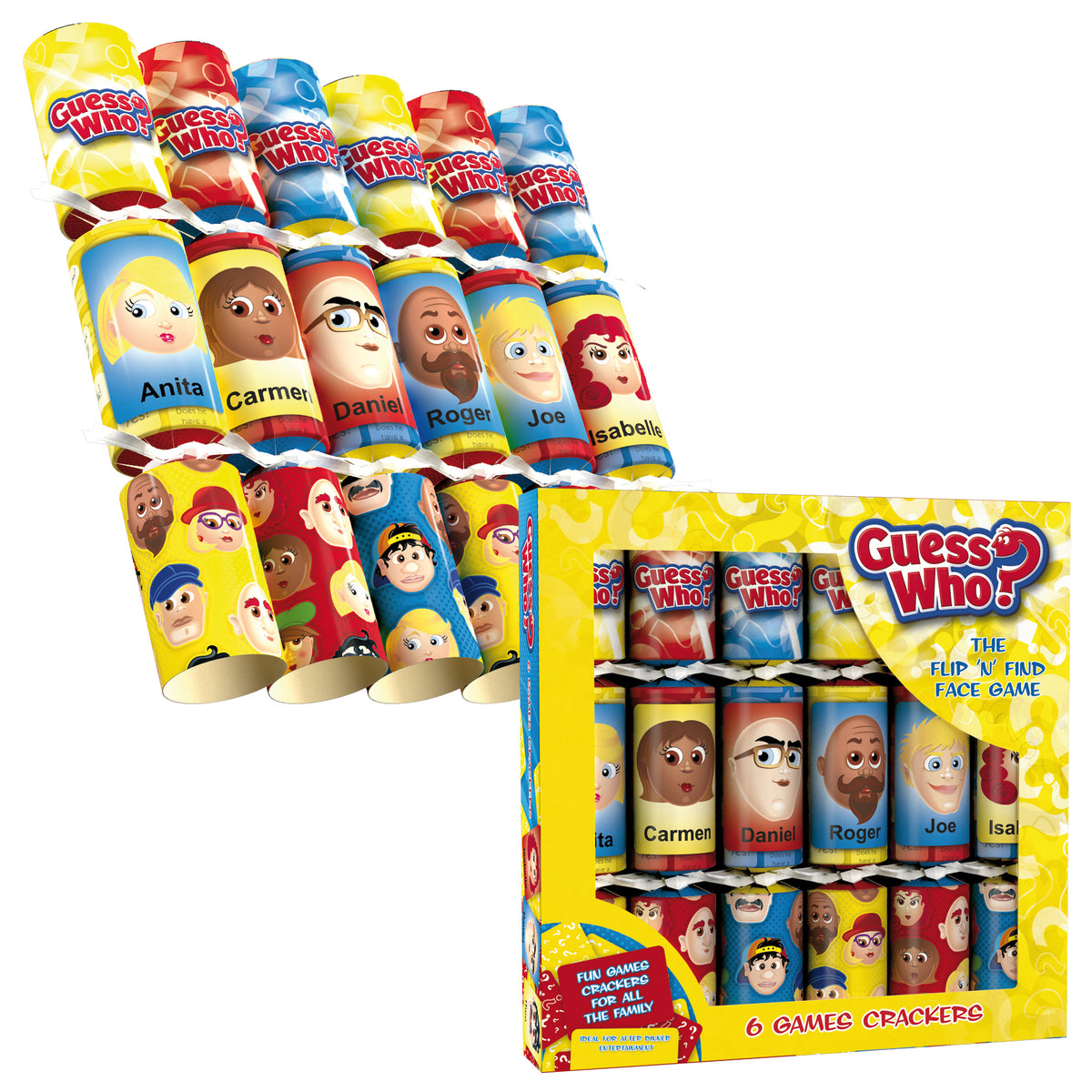 Hasbro Guess Who Xmas cracker 6x12"