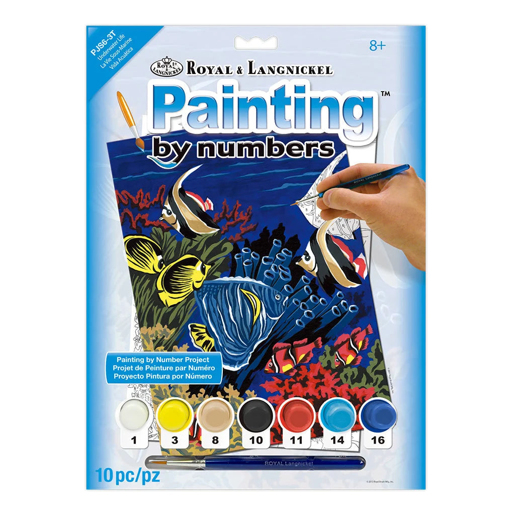 Paint By Numbers Underwater Blues