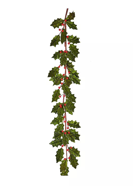 Premier 1.2m Holly Leaf Galrland