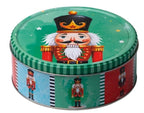 Nutcracker tin of cookies in assorted designs 150g