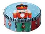 Nutcracker tin of cookies in assorted designs 150g