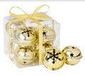 Premier 8pc 4cm Jingle Bells Boxed Gold