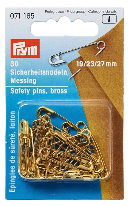 Prym Brass Safety Pins