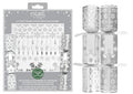 6 x Deluxe MYO Silver Crackers