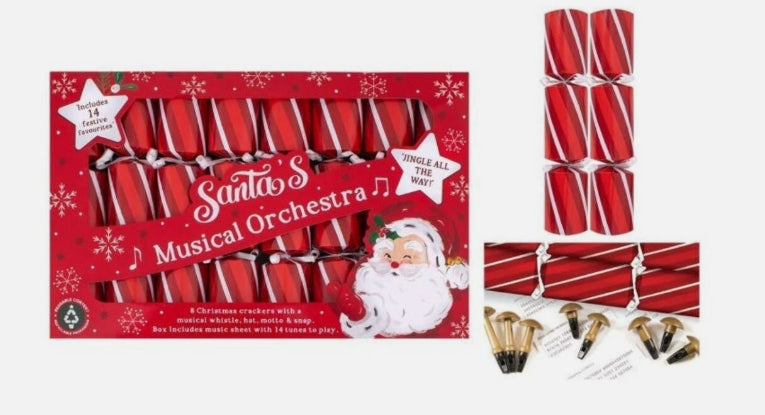 8 x 9.5" Musical Whistle Crackers