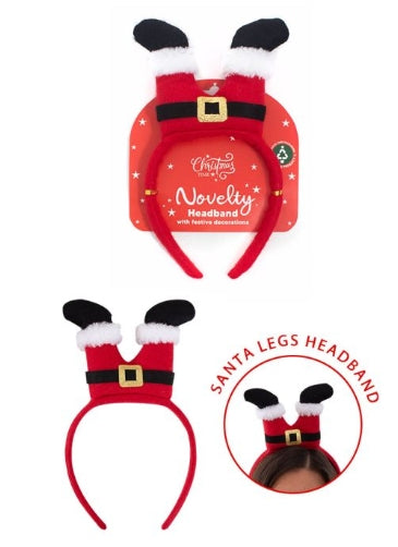 Santa Legs Novelty Headband