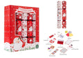 10 x 12" Family Retro Santa Crackers