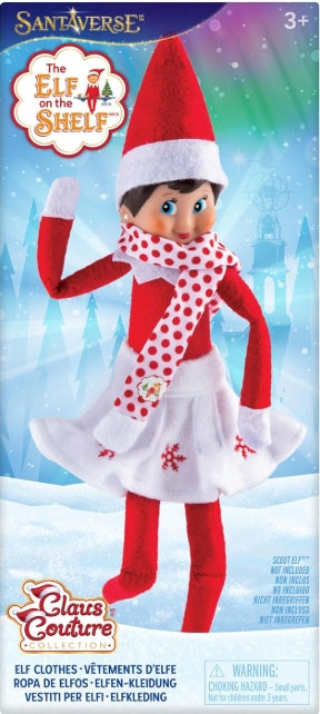 Elf On The Shelf - Snowflake Skirt And Scarf