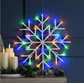 Christmas Battery Operated Multifunction Snowflake Light Multicolour